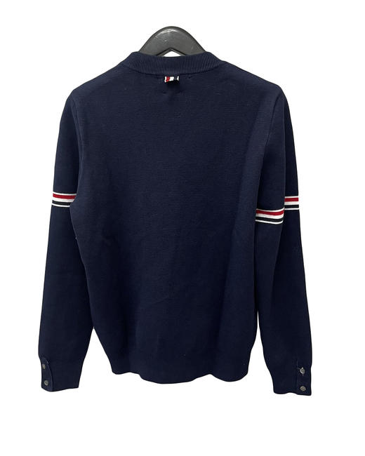 中性款修身织带针织衫毛衣la022 商品图1