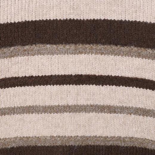 91335SDSA男士秋冬新款痞帅男装韩版简约撞色条纹圆领毛衣慵懒风针织衫 商品图3