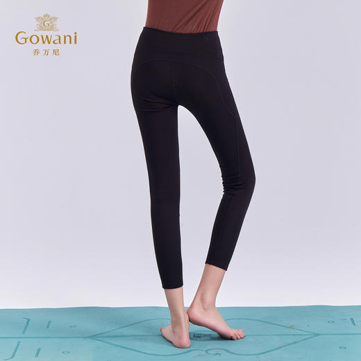 乔万尼兰精莫代尔腈纶修身保暖洋气百搭轻奢女针织冬外穿打底长裤EZ4F165 商品图4