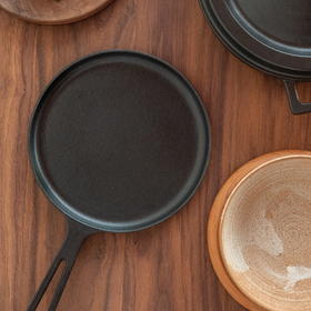 木墨|平均铸铁珐琅平底煎锅