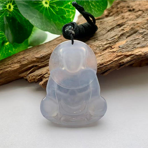 派瑞翡翠 翡翠观音 高冰 冰紫 商品图2