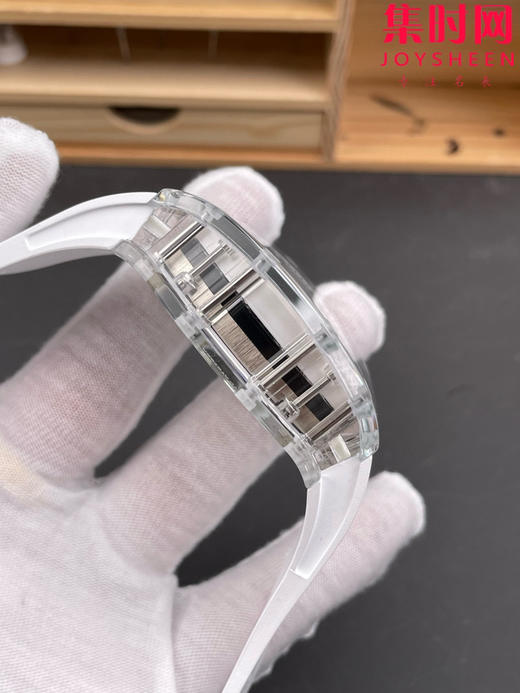 『水晶』理查德米勒 理查米尔全透明壳 推出 RM38-02 水晶 粉色主题镂空真陀飞轮腕表 商品图3
