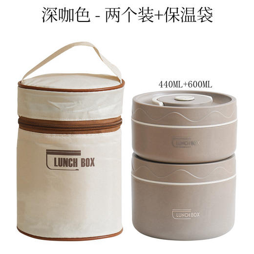 【304不锈钢保温饭盒】双层便携餐盒保温桶 上班族学生带盖密封便当盒  商品图7