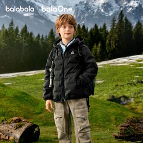 巴拉巴拉balaOne儿童羽绒服男童女童童装2025年冬季新款户外防护