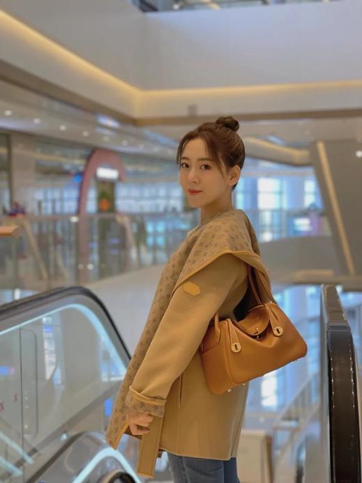 【只可换码，不退货】GY21-驴家驼蓝小花短款秋冬经典款羊毛大衣（SZX*MM） 商品图3