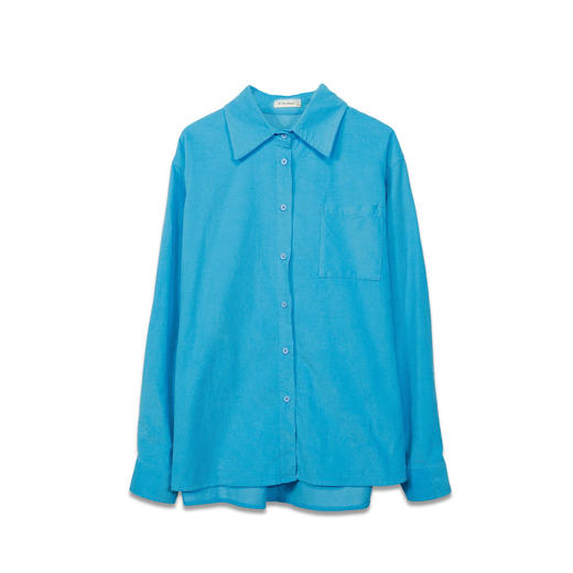 极简休闲宽松条绒长袖女士衬衫-纪念日百货门店同款167893517 商品图4