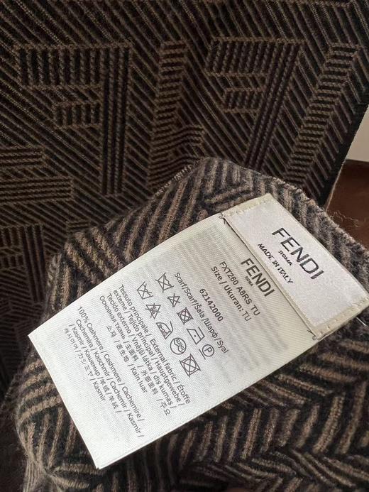 YP16-芬迪 男款灰色字母图案设计绒线围巾（EJ） 商品图6