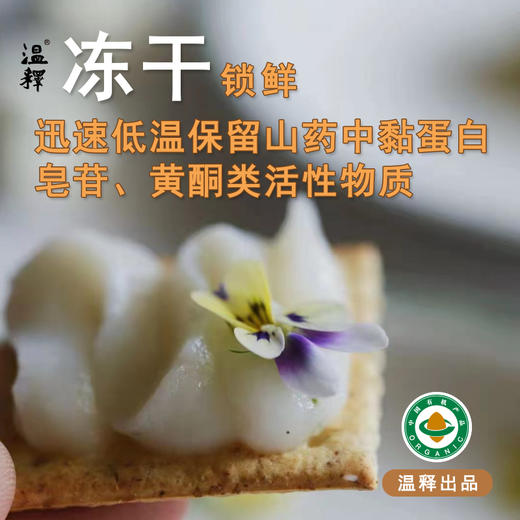【有机冻干铁棍山药粉】温释自有有机种植基地 药食同源 养后天之本 中国双有机认证 道地食材 温养更可持续[漳州仓] 商品图6