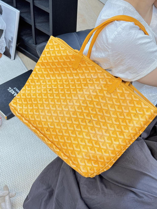 Goyard 双层 黄色 老花 小号 子母包 商品图1