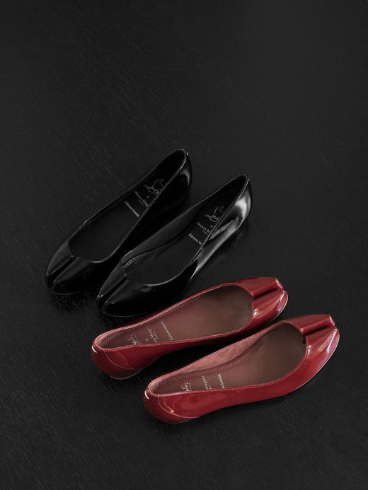 XX23-37码马吉拉 x CL路铂廷 Marlougiela 牛皮革 圆头分趾平底 休闲单鞋(CG) 商品图4