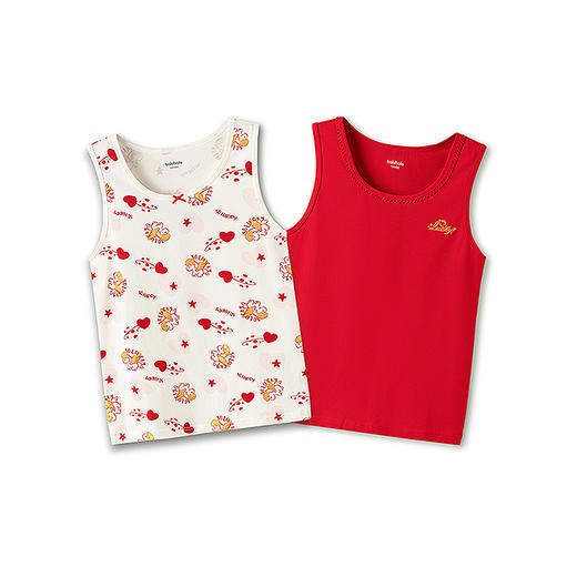 【balaOne】巴拉巴拉童装儿童内衣女童2025年新款春2件装打底背心 商品图4