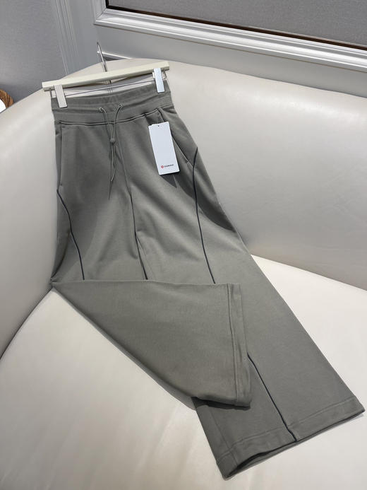 原单Lu家Fleece Varsity女士拉绒高腰长裤110103 商品图0