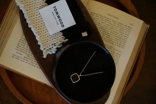 TOMWOOD 缎面黑玛瑙吊坠项链(Cushion Pendant Onyx) 商品图1