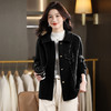 MY-9526 今年流行翻领女士短外套秋冬休闲小个子胖mm大码上衣显瘦2025新款 商品缩略图3