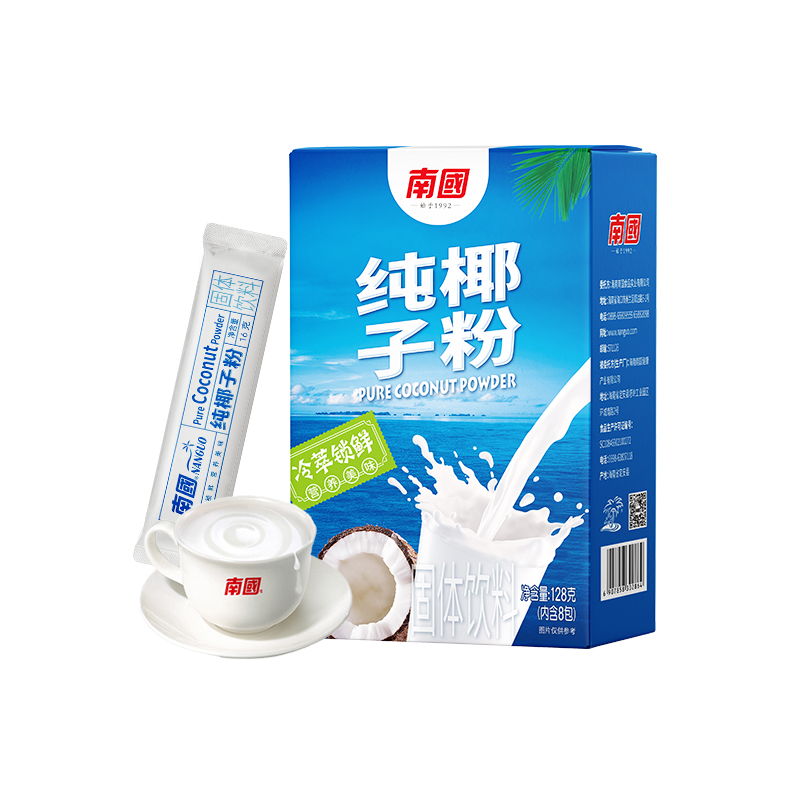 南国纯椰子粉128g/盒