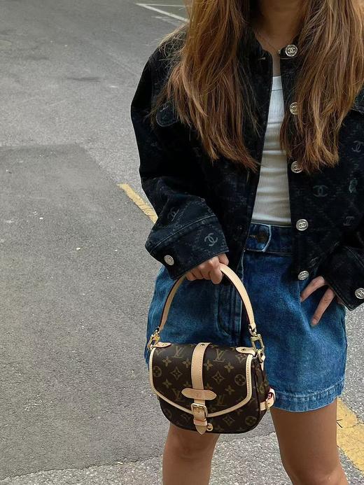 M46740-驴家 SAUMUR BB手袋 双子星斜挎包（DG*MM） 商品图1