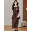 XFY-3177秋冬新款针织马甲叠穿显瘦连衣裙女2025新款显瘦高级感内搭毛衣 商品缩略图2