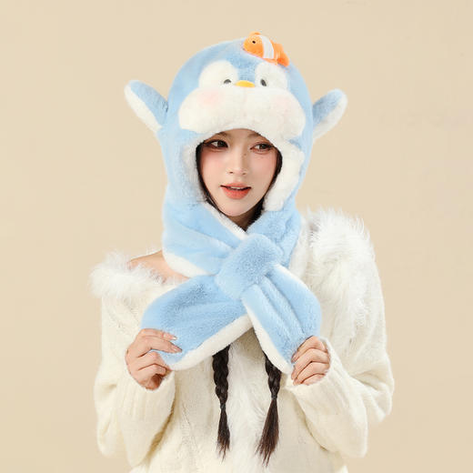 毛绒企鹅两件套帽子-纪念日百货门店同款165344792 商品图4