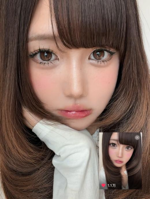 fully gift 半年抛  桃心回甘 直径14.5mm着色 13.6mm 商品图1