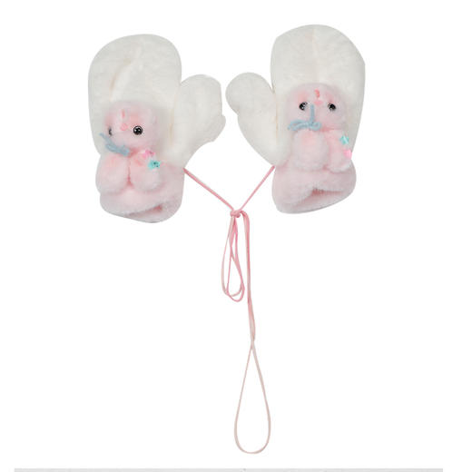 可挂脖腮红兔毛绒女包套手套纪念日百货门店同款164944964 商品图4