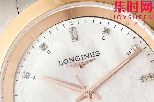 浪琴新款 AF康卡斯悦动系列34mm 间金款 女士腕表 商品图3