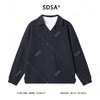 35698SDSA男士秋冬新款痞帅男装潮牌拼接翻领假两件卫衣百搭时尚上衣 商品缩略图1