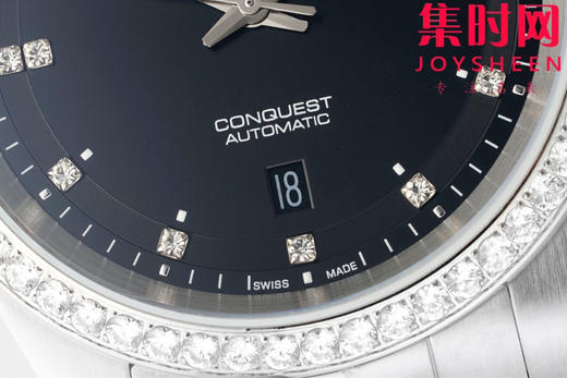 浪琴新款 AF康卡斯悦动41系列 钻圈款 男士腕表 商品图4