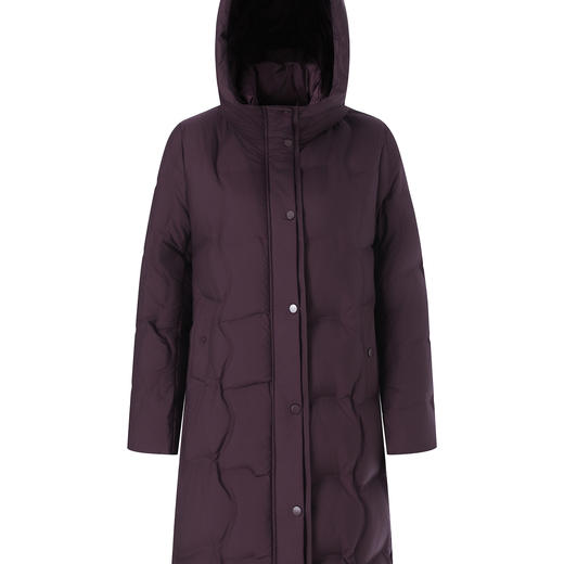 「高货wl」全新升级【铂金会员661/天猫889/差价228】(23026)洛诗琳90白鸭绒中长羽绒服2025冬季连帽立领加厚保暖外套 商品图4