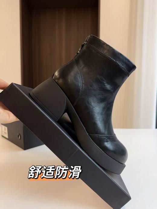 品牌订单100%进口羊皮裸靴通勤休闲百搭 商品图9