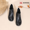 信诺妈妈棉鞋中老年软底真皮短靴加绒保暖奶奶皮鞋女2025新款冬季5M659-7H 商品缩略图2