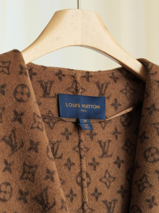 【只可换码，不退货】GY25-驴家焦糖色小花长款秋冬经典款羊毛大衣（SZX*MM） 商品图11