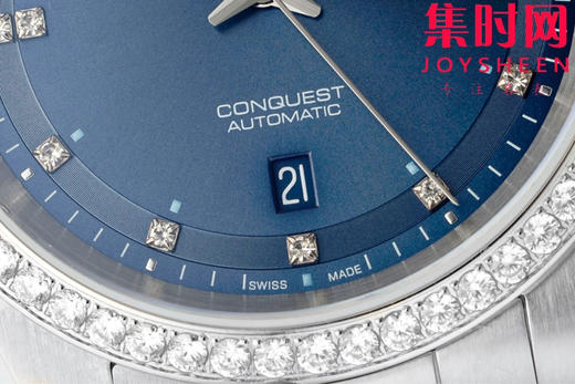 浪琴新款 AF康卡斯悦动41系列 钻圈款 男士腕表 商品图4
