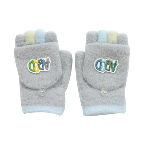 字母爱心设计亲肤儿童翻盖手套-纪念日百货门店同款165295919 商品图4