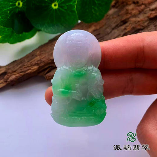 派瑞翡翠 翡翠观音 糯种 浅绿 商品图2