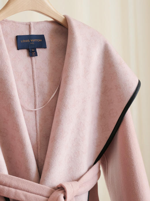 【只可换码，不退货】GY36-驴家干枯玫瑰粉小花短款秋冬新款羊毛大衣（SZX*MM） 商品图12