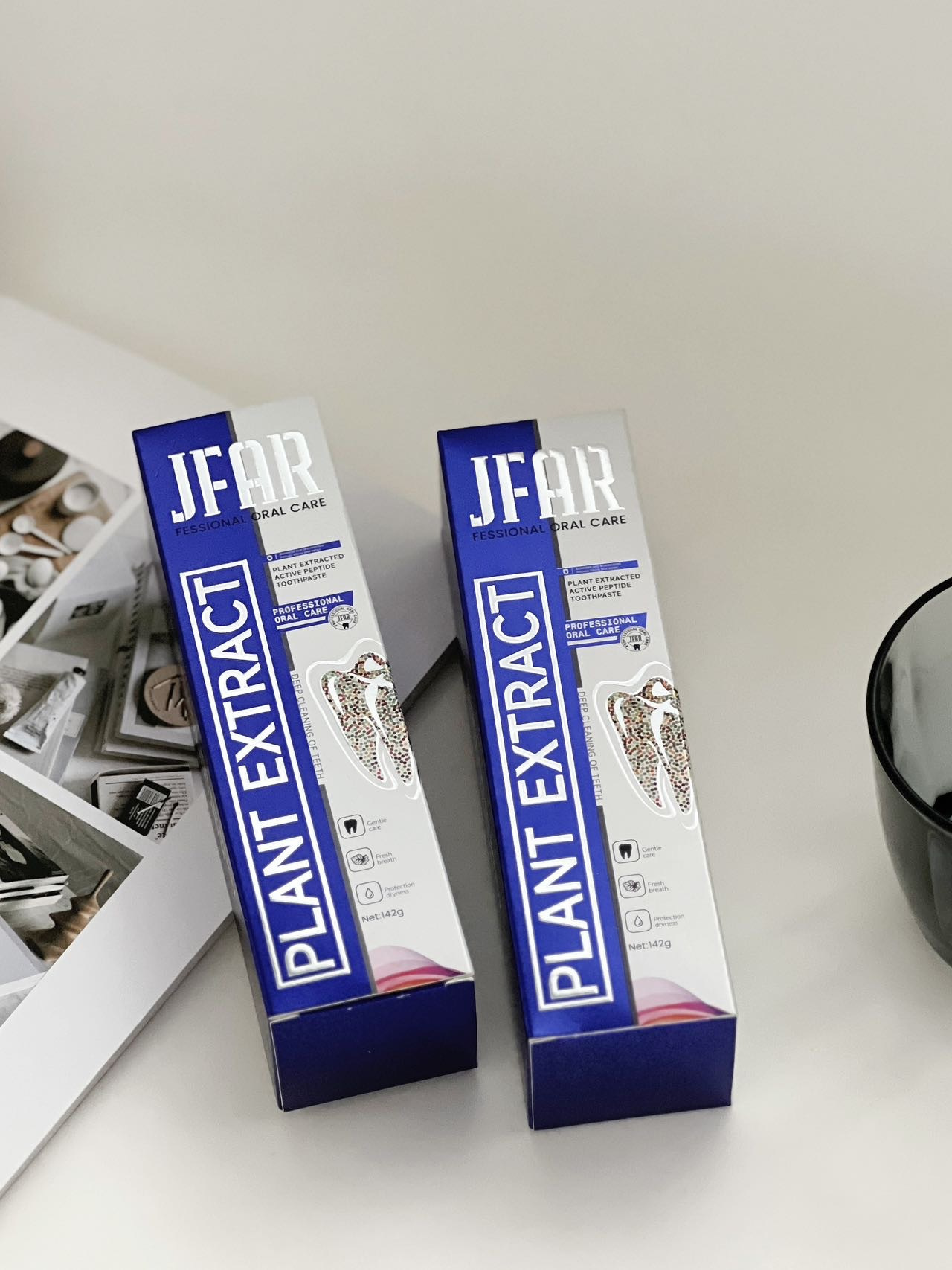 3支【JFAR活性肽小紫瓶牙膏】