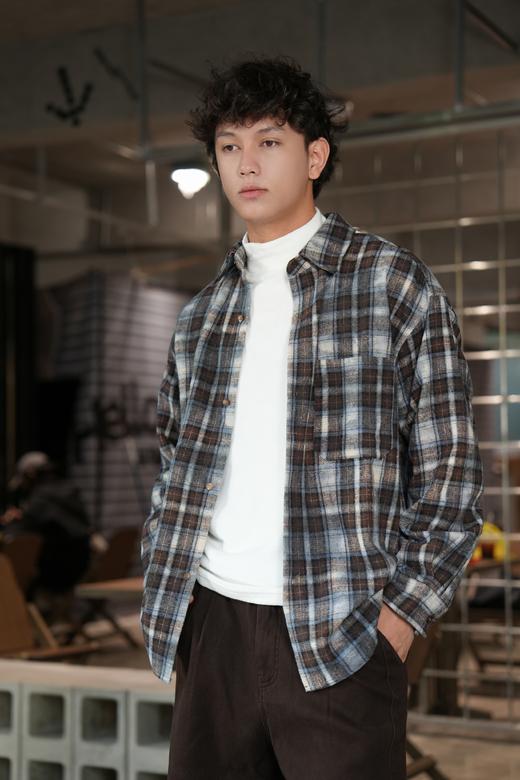 542525517格纹百搭衬衫外套 商品图0