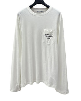 男款口袋印花长袖T恤ba001