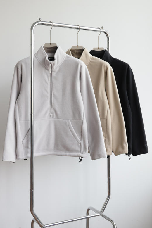 G.D.W 高D运 秋冬POLARTEC摇粒绒套头衫户外半拉链抓绒外套 WT917 商品图4