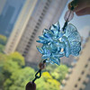 素日手作 莲花蝴蝶魔鬼蓝海蓝宝车挂/包挂 商品缩略图0