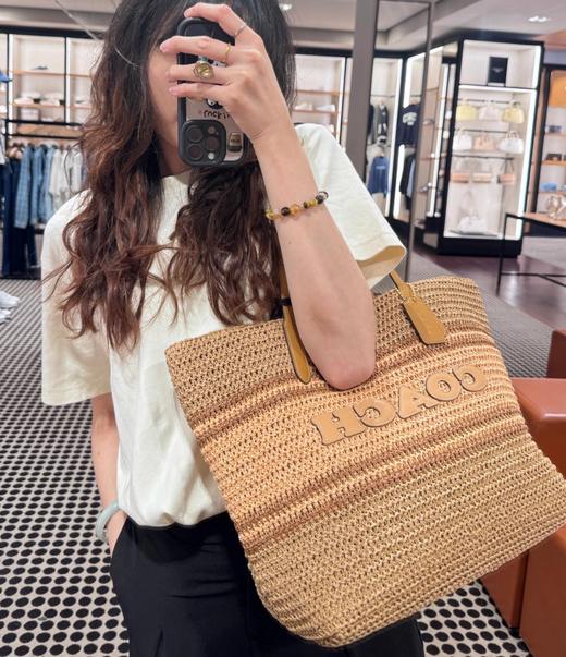 Coa&ch拉菲草编托特包 商品图6