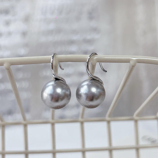 优雅时尚银针耳环（12mm）-纪念日百货门店同款167443541 商品图3