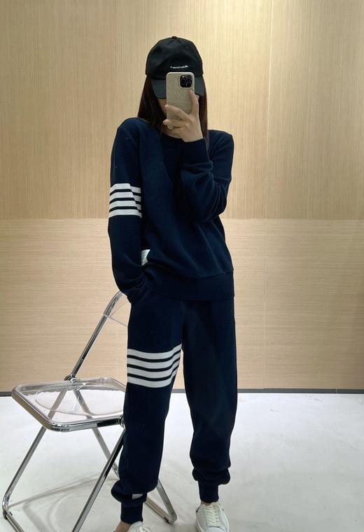 女款纯棉水波纹卫裤长裤la022 商品图3