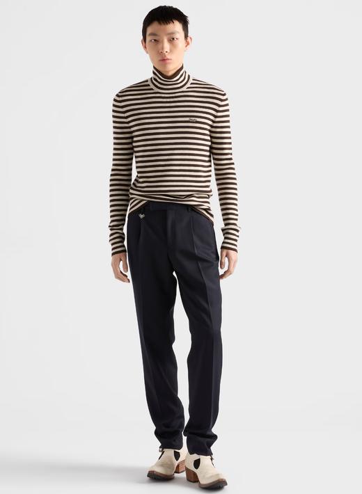 男款修身羊毛西裤长裤he020 商品图3