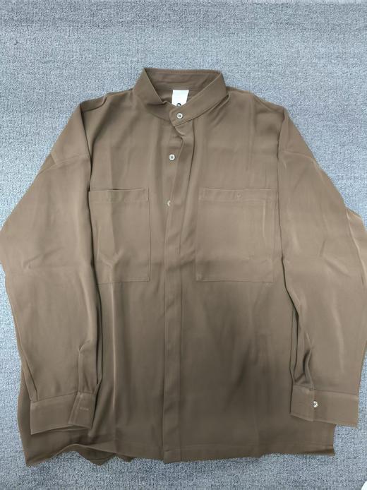 休闲百搭纯色长袖衬衫 商品图3