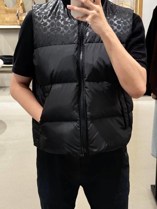 D110238男士聚酯纤维90白鸭绒羽绒背心舒适休闲马甲 商品图9