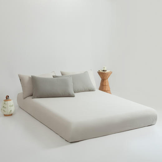 無印良品A类双股100支纯棉磨毛四件套--一米阳光MJ-TJ25-92 商品图0