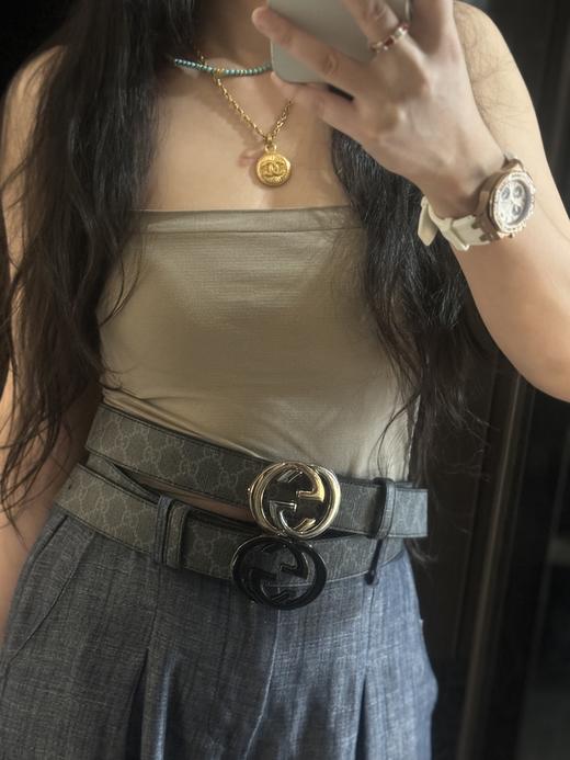 GU&CCI古家 标志性字母组合皮带 商品图2