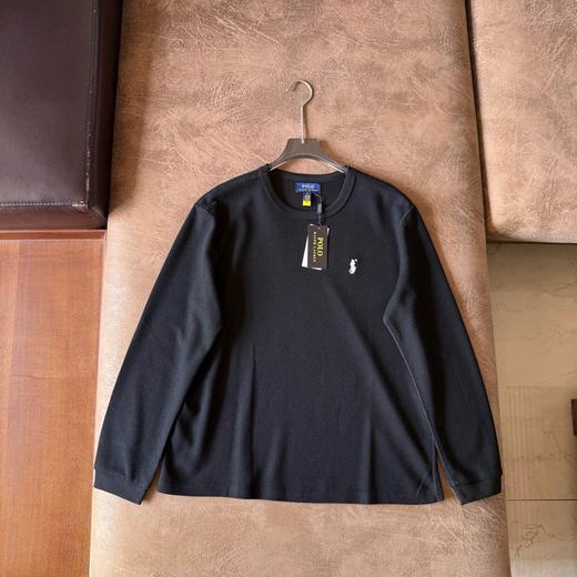 D110232时尚简约风情侣款华夫格针织长袖卫衣 商品图3