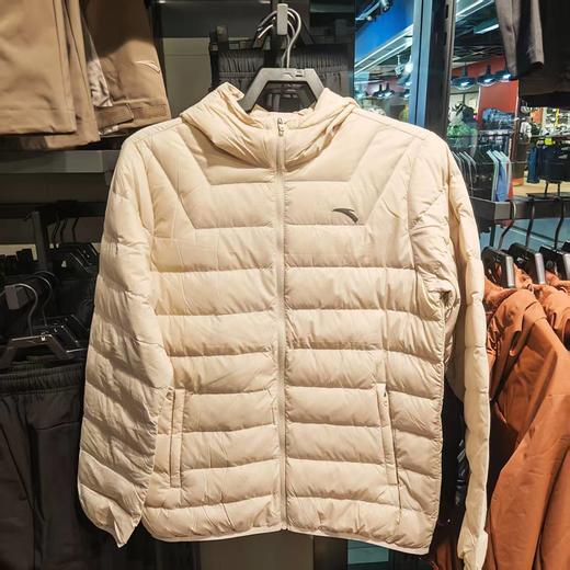 安踏综训系列男防泼水羽绒服运动服外套上衣152547915-1素雾灰 商品图0